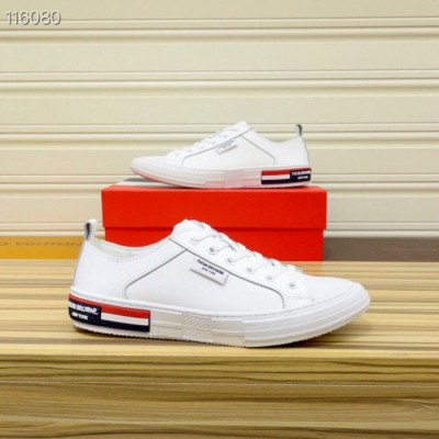 Thom Brown 2024 Mens Leather Sneakers - 톰브라운 2024 남성용 레더 스니커즈 THOMS0010,Size(245 - 275).화이트