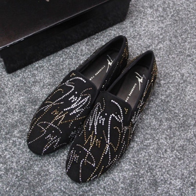 Giuseppe Zanoti 2019 Mm / Wm Velvet Slip On - 쥬세페자노티 2019 남여공용 벨벳 슬립온 GZS0015.Size,(220 - 270),블랙