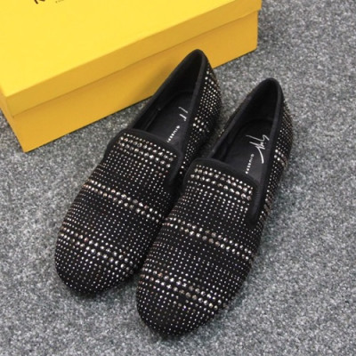 Giuseppe Zanoti 2019 Mm / Wm Velvet Slip On - 쥬세페자노티 2019 남여공용 벨벳 슬립온 GZS0018.Size,(220 - 270),블랙