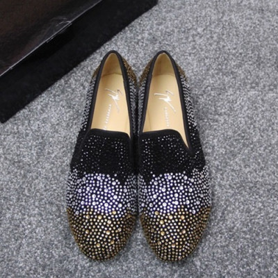 Giuseppe Zanoti 2019 Mm / Wm Velvet Slip On - 쥬세페자노티 2019 남여공용 벨벳 슬립온 GZS0023.Size,(220 - 270),블랙