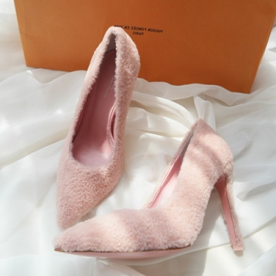 Louis Vuitton 2019 Ladies Wool Pumps High Heel - 루이비통 2019 여성용 울 펌프스 하이힐 LOUS0171.Size(225 - 255).핑크