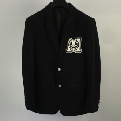 Mastermind Japan Mens Skull Cotton Suit Jacket - 마스터마인드 재팬 2019 남성 스컬 슈트 자켓 Mas28x