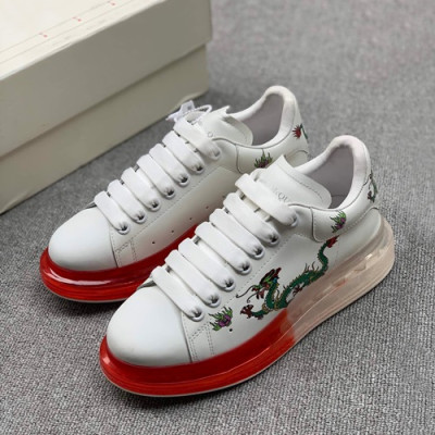 Alexander McQueen 2019 Mm/Wm Oversol Sneakers - 알렉산더맥퀸 2019 남여공용 오버솔 스니커즈 AMQS0053.Size(225 - 270).화이트