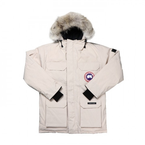 [커스텀급]Canada Goose 2019 Mens 08Expedition Logo Oversize Down Padding - 캐나다구스 2019 남성 로고 오버사이즈 다운패딩 Can0087x.Size(xs - 2xl).크림