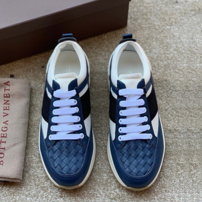 Bottega Veneta 2019 Mens Leather Sneakers - 보테가베네타 2019 남성용 레더 스니커즈, BVS0024.Size(245 - 265).블루