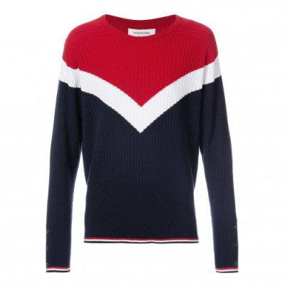 Thom Browne 2019 Mm/Wm Strap Wool Sweater - 톰브라운 2019 남자 스트랩 울 스웨터 Thom014x.Size(s - xl).레드