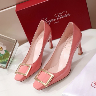 Roger Vivier 2019 Ladies Leather  Pumps High Heel - 로저비비에 2019 여성용 펌프스 하이힐 RVS0064.Size(225 - 250),핑크