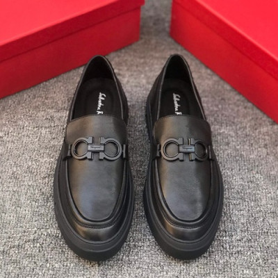 Ferragamo 2019 Mens Leather Loafer - 페라가모 2019 남성용 레더 로퍼 FGMS0061,Size(245 - 265).블랙