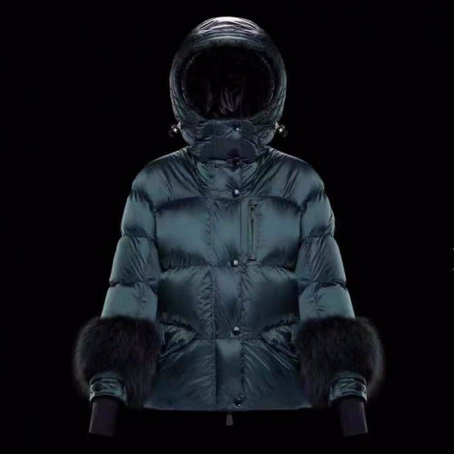 [매장판]Moncler 2019 Womens Patch Logo Modern Down Padding - 몽클레어 2019 여성 패치 로고 모던 다운 패딩 Moc0560x.Size(s - l).그린