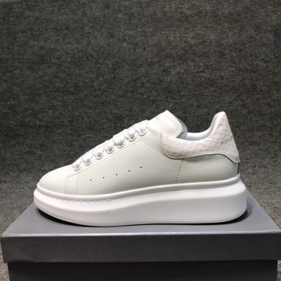 Alexander McQueen 2019 Mm/Wm Oversol Sneakers - 알렉산더맥퀸 2019 남여공용 오버솔 스니커즈 AMQS0066,Size(225 - 270).화이트