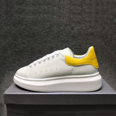 Alexander McQueen 2019 Mm/Wm Oversol Sneakers - 알렉산더맥퀸 2019 남여공용 오버솔 스니커즈 AMQS0071,Size(225 - 270).화이트