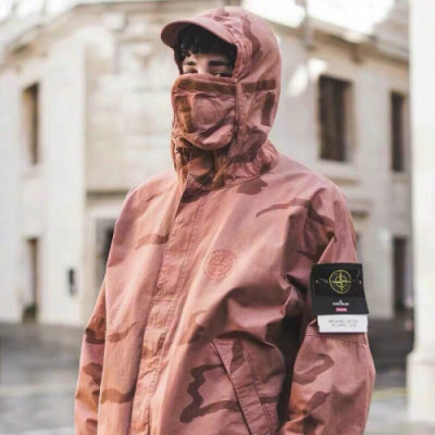 Stone Island x Supreme 2019 Mens Casual Cotton Jacket - 스톤아일랜드 x 슈프림 2019 남성 캐쥬얼 코튼 자켓 Sto0014x.Size(s - l).2컬러(버건디/다크그린)