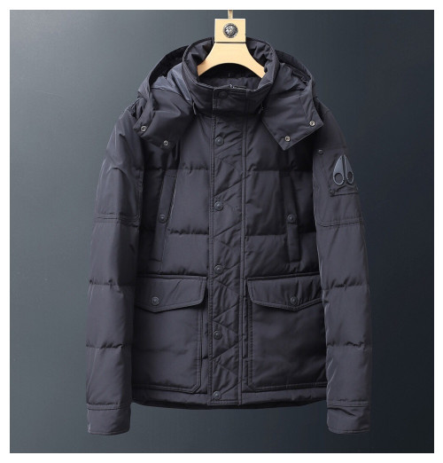 [매장판] Moose Knuckle 2019 Men Logo Down Padding - 무스너클 2019 남성 로고 다운 패딩 Moo0012x.Size(m - 3xl).블랙