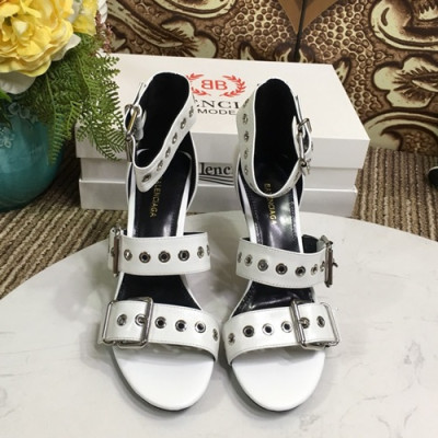 Balenciaga 2019 Ladies Leather High Heel Sandal - 발렌시아가 2019 여성용 레더 하이힐 샌들 BALS0033.Size(225 - 245).화이트