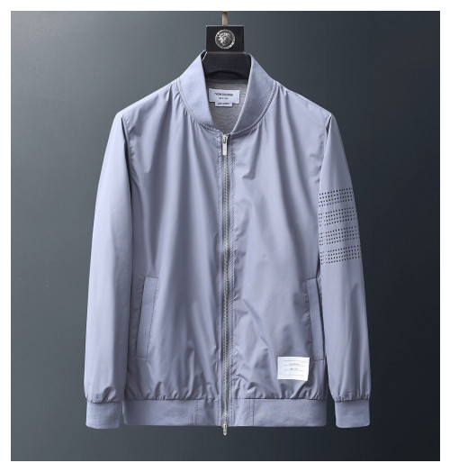 Thom Browne 2019 Mens Casual Windproof Jacket - 톰브라운 2019 남성 캐쥬얼 방풍자켓 Thom0180x.Size(m - 3xl).그레이