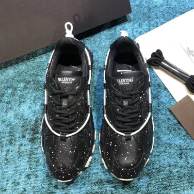 Valentino 2019 Mens Leather Running Shoes - 발렌티노 2019 남성용 레더 런닝슈즈,VTS0094,Size(240 - 270).블랙