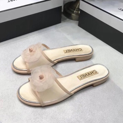 Chanel 2019 Ladies Slipper - 샤넬 2019 여성용 슬리퍼 CHAS0337.Size(225 - 245).베이지