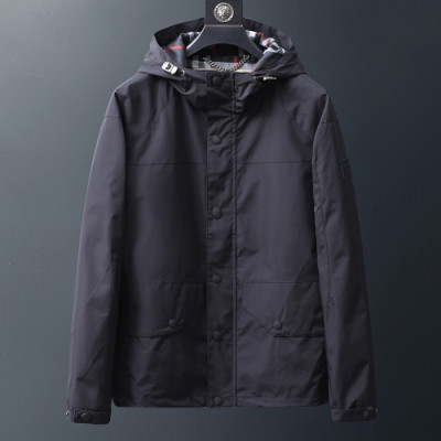 Burberry 2019 Mens Casual Windproof Jacket - 버버리 2019 남성 캐쥬얼 방풍자켓 Bur0962x.Size(m - 3xl).블랙