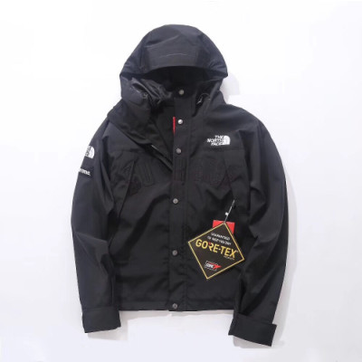 The North Face&Supreme Collabo 2019 Mens Mountain Windproof Jacket - 노스페이스&슈프림 콜라보 2019 남성 방풍 자켓 Nor0030x.Size(s - xl).블랙