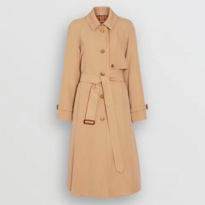 Burberry 2019 Womens Vintage Cotton Trench Coat - 버버리 2019 여성 빈티지 코튼 트렌치 코트 Bur0967x.Size(s - 2xl).베이지