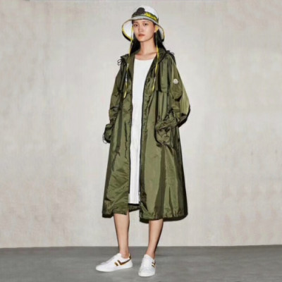 [매장판]Moncler 2019 Womens Casual Windproof Trench Coat - 몽클레어 2019 여성 캐쥬얼 바람막이 트렌치 코트 Moc0657x.Size(s - l).2컬러(그린/네이비)