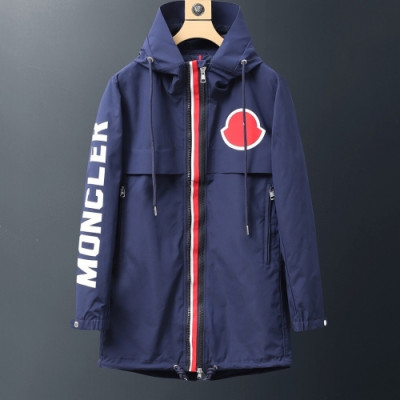 Moncler 2019 Mens Logo Casual Zip-up Jacket - 몽클레어 2019 남성 로고 캐쥬얼 집업자켓 Moc0668x,Size(m - 3xl).네이비