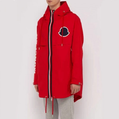 Moncler 2019 Mens Logo Casual Zip-up Jacket - 몽클레어 2019 남성 로고 캐쥬얼 집업자켓 Moc0669x,Size(m - 3xl).레드