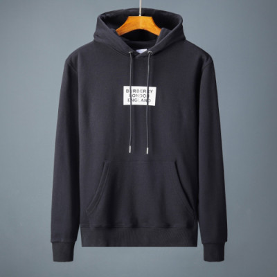 Burberry 2019 Mens Logo Casual HoodT - 버버리 2019 남성 로고 캐쥬얼 후드티 Bur0983x.Size(xs - l).블랙