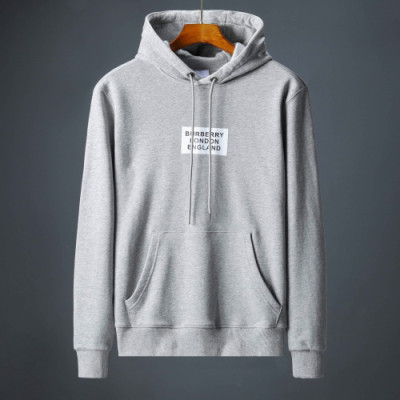 Burberry 2019 Mens Logo Casual HoodT - 버버리 2019 남성 로고 캐쥬얼 후드티 Bur0985x.Size(xs - l).그레이