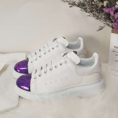 Alexander McQueen 2019 Mm/Wm Oversol Sneakers - 알렉산더맥퀸 2019 남여공용 오버솔 스니커즈 AMQS0081,Size(225 - 270).화이트