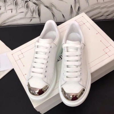 Alexander McQueen 2019 Mm/Wm Oversol Sneakers - 알렉산더맥퀸 2019 남여공용 오버솔 스니커즈 AMQS0087,Size(225 - 270).화이트