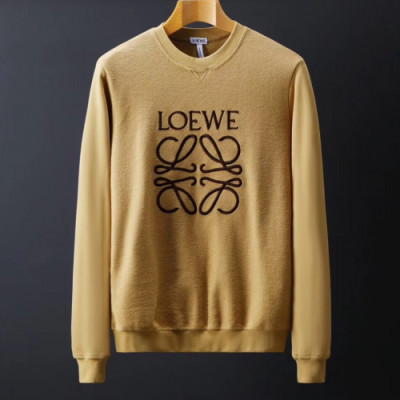 Loewe 2019 Mens Logo Crew-neck  Wool Sweater - 로에베 2019 남성 로고 크루넥 울 스웨터 Loe0078x.Size(s - 2xl).베이지