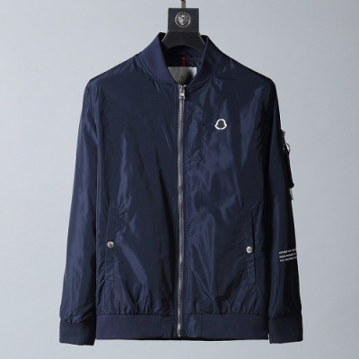 Moncler 2019 Mens Logo Casual Zip-up Jacket - 몽클레어 2019 남성 로고 캐쥬얼 집업자켓 Moc0691x,Size(m - 3xl).네이비