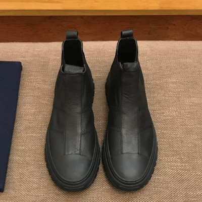 Prada 2019 Mens Leather Sneakers Boots - 프라다 2019 남성용 레더 스니커즈 부츠 PRAS0155,Size(240 - 270).블랙