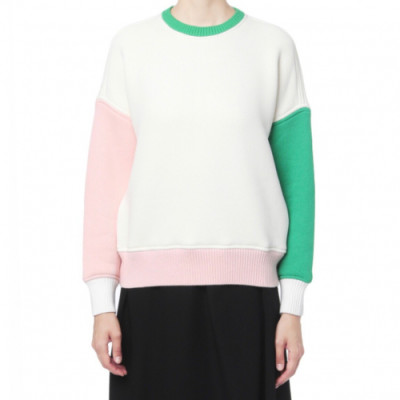 Thom Browne 2019  Womens Strap Crew-neck Tshirt - 톰브라운 2019 여성 스트랩 크루넥 코튼 긴팔티 Thom0216x.Size(s - l).화이트