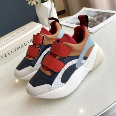 Stella McCartney 2019 Ladies Leather Sneakers - 스텔라매카트니 2019 여성용 레더 스니커즈 STES0054,Size(225 - 255).브라운+다크네이비