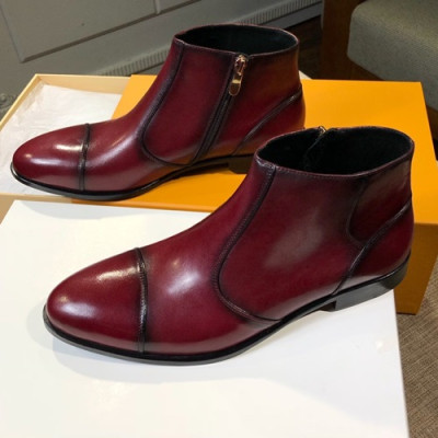 Louis vuitton 2019 Mens Leather Boots - 루이비통 2019 남성용 레더 부츠,LOUS0247,Size(240 - 270).레드