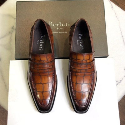 Berluti 2019 Mens Leather Oxford Shoes -  벨루티 2019 남성용 레더 옥스퍼드 슈즈 BERTS0025.Size(240 - 270).브라운