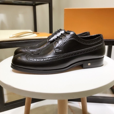 Louis Vuitton 2019 Mens Leather Oxford Shoes - 루이비통 2019 남성용 레더 옥스퍼드 슈즈 LOUS0250.Size(245 - 265).블랙