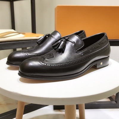 Louis Vuitton 2019 Mens Leather Shoes - 루이비통 2019 남성용 레더 슈즈 LOUS0252.Size(245 - 265).블랙