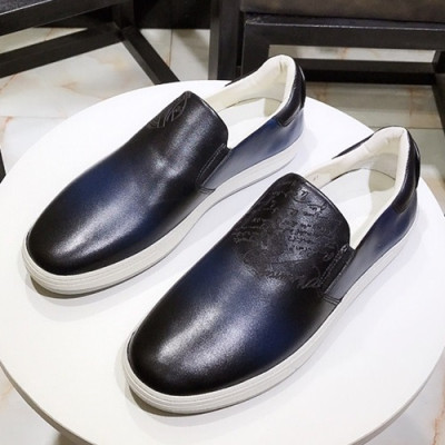 Berluti 2019 Mens Leather Slip On -  벨루티 2019 남성용 레더 슬립온 BERTS0029.Size(245 - 270).블루