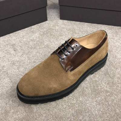 Valentino 2019 Mens Suede Shoes - 발렌티노 2019 남성용 스웨이드 슈즈 VTS0124.Size(240 - 270).카키카멜