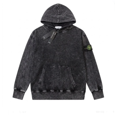 Stone Island Mens  Logo Cotton HoodT - 스톤아일랜드 남성 로고 코튼 후드티 Sto0028x.Size