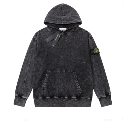 Stone Island Mens  Logo Cotton HoodT - 스톤아일랜드 남성 로고 코튼 후드티 Sto0028x.Size
