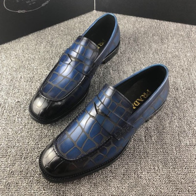 Prada 2019 Mens Leather Shoes - 프라다 2019 남성용 레더 슈즈,PRAS0160.Size(245 - 265).블루