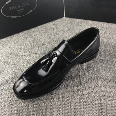 Prada 2019 Mens Leather Shoes - 프라다 2019 남성용 레더 슈즈,PRAS0163.Size(245 - 265).블랙