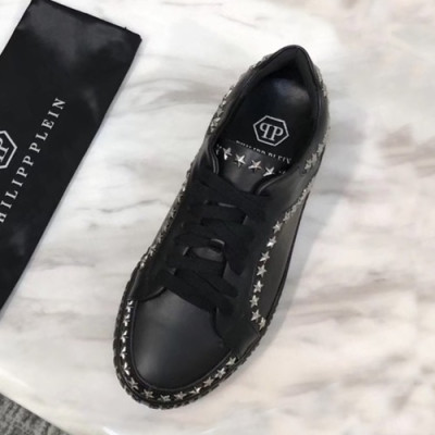 Philipp plein 2019 Mens Leather Sneakers  - 필립플레인 2019 남성용 레더 스니커즈 PPS0099,Size(240 - 270).블랙