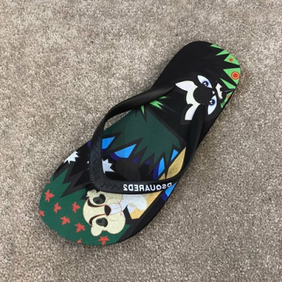 Dsquared2  2019 Mens Slipper - 디스퀘어드2 2019 남성용 슬리퍼 DSQS0002.Size(240 - 275).그린