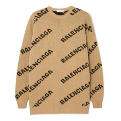 Balenciaga 2019 Womens Crew - neck Wool Sweater - 발렌시아가 2019 여성 크루넥 울 스웨터 Bal0295x.Size(s - xl).베이지