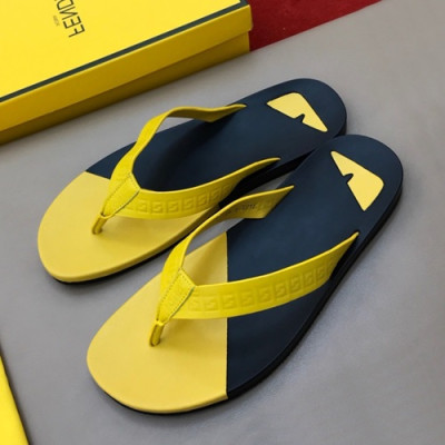 Fendi 2019 Mens Slipper - 펜디 2019 남성용 슬리퍼 FENS0150.Size(240 - 275).옐로우